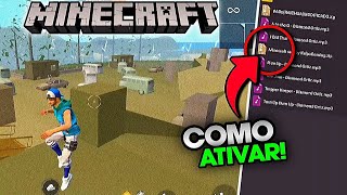 GRÁFICO ULTRA LEVE TEXTURA DE MINECRAFT NO FREE FIRE Como DEIXAR GRÁFICO DE MINECRAFT NO FreeFire [upl. by Kciregor243]