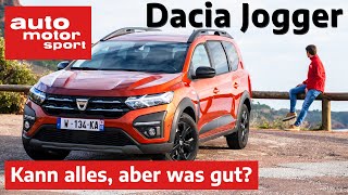 Dacia Jogger 2022 Alleskönner oder fauler Kompromiss  Vorfahrt Review  auto motor und sport [upl. by Malsi]