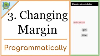 3 Programmatically Change Margin of Views [upl. by Epolulot]