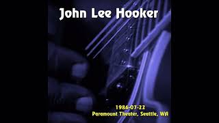 John Lee Hooker  19860722 Paramount Theater Seattle WA [upl. by Palua]