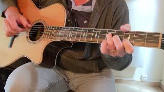 Jai dix ans Alain Souchon Fingerstyle guitare [upl. by Marsha32]