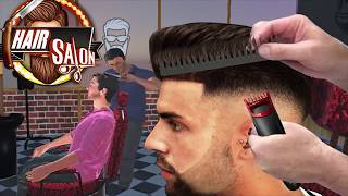 Barber Shop Hair Salon Cut Hair Cutting Games 3D [upl. by Oralee]