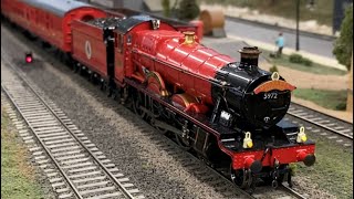 Hogwarts Castle Express 5972 Custom DCC Sound and Lights in a Bachmann GWR Hall [upl. by Ynnel]