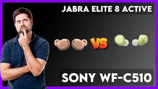 Jabra Elite 8 Active vs Sony WFC510 Comparison [upl. by Siulegroj973]