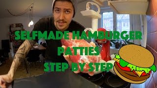 Selfmade Burger Step by Step Teil 1 [upl. by Atinram]