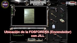 111 Ubicación de la FOSFORERA Encendedorcon JILL 🎮 Resident Evil 1 HD Remaster [upl. by Ihcalam301]