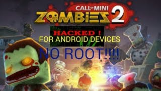 How to hack call of mini zombies 2 android devices no root needed [upl. by Signe393]