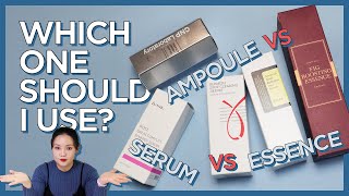 Serum vs Ampoule vs Essence  WHAT’S THE DIFFERENCE  HIKOCO [upl. by Crispa142]