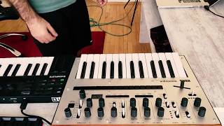 Korg Monologue as Roland TB 303 Bassline Acid [upl. by Quintana]