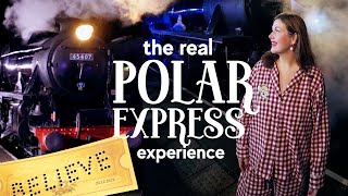 We Rode the REAL Polar Express Steam train Yorkshire Wensleydale UK  POLAR EXPRESS TRAIN EXPERIENCE [upl. by Dnomhcir]