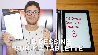 Jécris directement sur le clavier de ma tablette Lenovo Yogabook [upl. by Gloria]