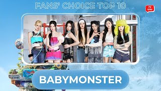 BABYMONSTER wins Top 10 Fans Choice Female at 2024 MAMA Awards [upl. by Eugenia]