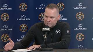 Michael Malone PostGame Interview  Denver Nuggets vs Boston Celtics [upl. by Nido]