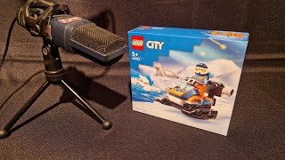 LEGO SPEED BUILD Building the LEGO CITY Snowmobile 60376 [upl. by Susy]