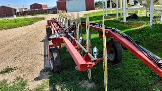 Review HampS Sitrex TR9S 9Wheel Rake [upl. by Anelrats]