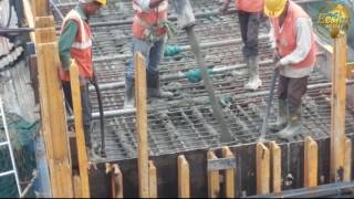 METRO RAIL CONCRETE WORK STEP BY STEP PROCESS BY Eesha Media [upl. by Atinwahs]