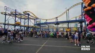 Crazy Mouse  Amusements of America  Meadowlands State Fair 2024 [upl. by O'Malley]