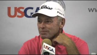 2012 US Senior Open Lance Ten Broeck3rd Round Press Conference [upl. by Naletak]