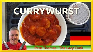 How to Make German Currywurst  Bratwurst in Curry Ketchup [upl. by Aisekal]