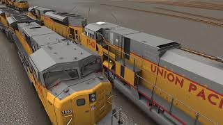 013 Trainz SD90 Locomotive [upl. by Enitsrik]