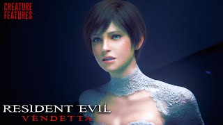 The Wedding Of Arias amp Rebecca  Resident Evil Vendetta  Creature Features [upl. by Laicram]