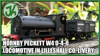 Hornby Peckett W4 040 Locomotive in All Black Lilleshall Co Livery No 883  Unboxing and Review [upl. by Map]