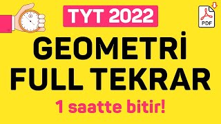 TYT GEOMETRİ FULL TEKRAR  2022  PDF  ŞENOL HOCA [upl. by Nicolle]