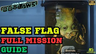 False Flag Full Mission Guide  Find The Data Vault  Star Wars Outlaws [upl. by Clara819]