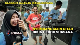 Gitaris Penyumbang Paling Heboh Bersama Dangdut Jalanan Irama Dopang [upl. by Eitsirc]