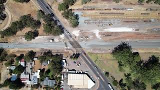 Pinjarra 590 Points amp South West Highway Level Crossing Upgrade [upl. by Waxman613]