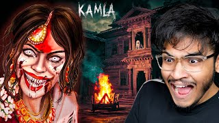 KAMLA THIS INDIAN HORROR GAME IS SOO SCARY [upl. by Gotthard558]