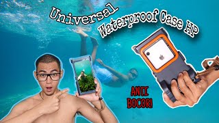 NO GOPRO NO PROBLEM REVIEW SHELLBOX WATERPROOF DIVING CASE UNTUK MENYELAM  AlatNgonten2 [upl. by Maryann294]