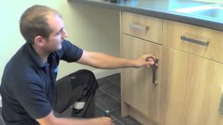 Adjusting a kitchen cupboard door [upl. by Abehsile]