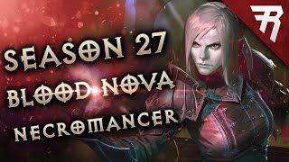 Diablo 3 Season 30 Necromancer TragOul Nova Build Guide 277 [upl. by Ehtyaf]