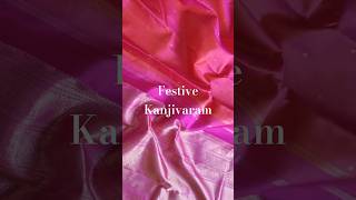 Festive Kanjivaram Silk Saree [upl. by Anialram40]