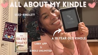 I BOUGHT A 10 YEAR OLD KINDLE My thoughts  talking about the Libby app amp My kindle unlimited TBR✨ [upl. by Nyliak699]