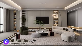 Mastering Interior Design with D5 Render – Stunning Realistic Renders [upl. by Ecnerrot685]