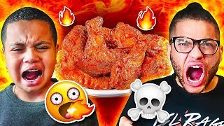 Last To Stop Eating WORLDS HOTTEST WINGS Wins 10000  Challenge DO NOT ATTEMPT  MindOfRez [upl. by Mita]