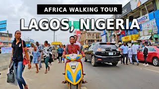 This is LAGOS NIGERIA 🇳🇬 Africas Most Populous City  4K Walking Tour [upl. by Quintana]