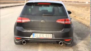 Golf 7 14 tsi bullx gtı non resonated exhaust [upl. by Janna]