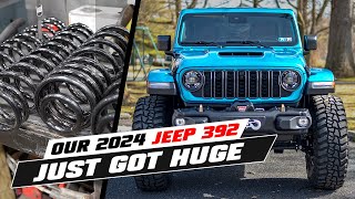 The BEST Lift KIt amp Wheels  Tires for our 2024 Jeep Wrangler 392 [upl. by Byron502]