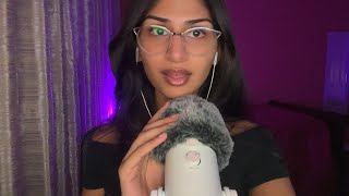 asmr mic scratching  fluffy mic sounds super tingly sensitive mic [upl. by Thesda]