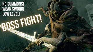 Elden Ring  Gameplay  Margit the Fell Omen BOSS FIGHT No Summons [upl. by Sidoney]