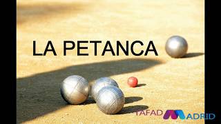 JUEGOS TRADICIONALES LA PETANCA  TAFAD MADRID [upl. by Aicenra]