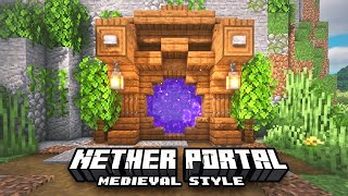 How to build a Nether Portal in Minecraft 117  Nether Portal Design [upl. by Nairda]