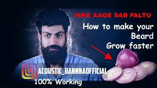 How to grow your beard faster  100 working [upl. by Dagmar]