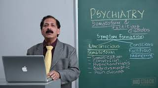 PSYCHIATRY  SOMATOFORM FACTITIOUS DISORDERS [upl. by Medeah]