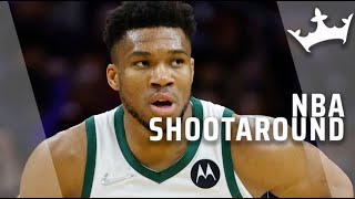 NBA Shootaround  Are you paying up for Giannis against the Brooklyn Nets [upl. by Ardnekat]