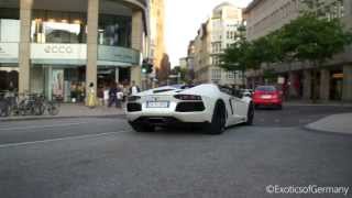 Lamborghini Aventador LP700 Roadster  Loud sounds [upl. by Nob270]