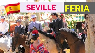 Feria de Abril de Sevilla 🇪🇸 Feria Horse Riding [upl. by Odab]